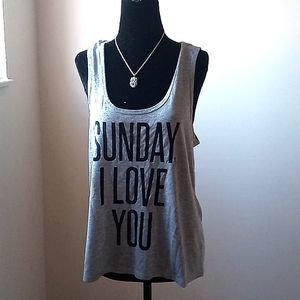 Graphic tank top